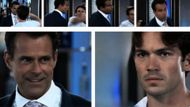 Drew goads Michael into punching him at the Metro Court restaurant on General Hospital | Image: ABC